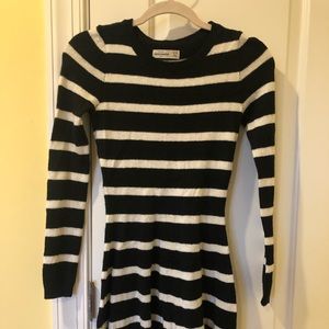 Striped sweater dress